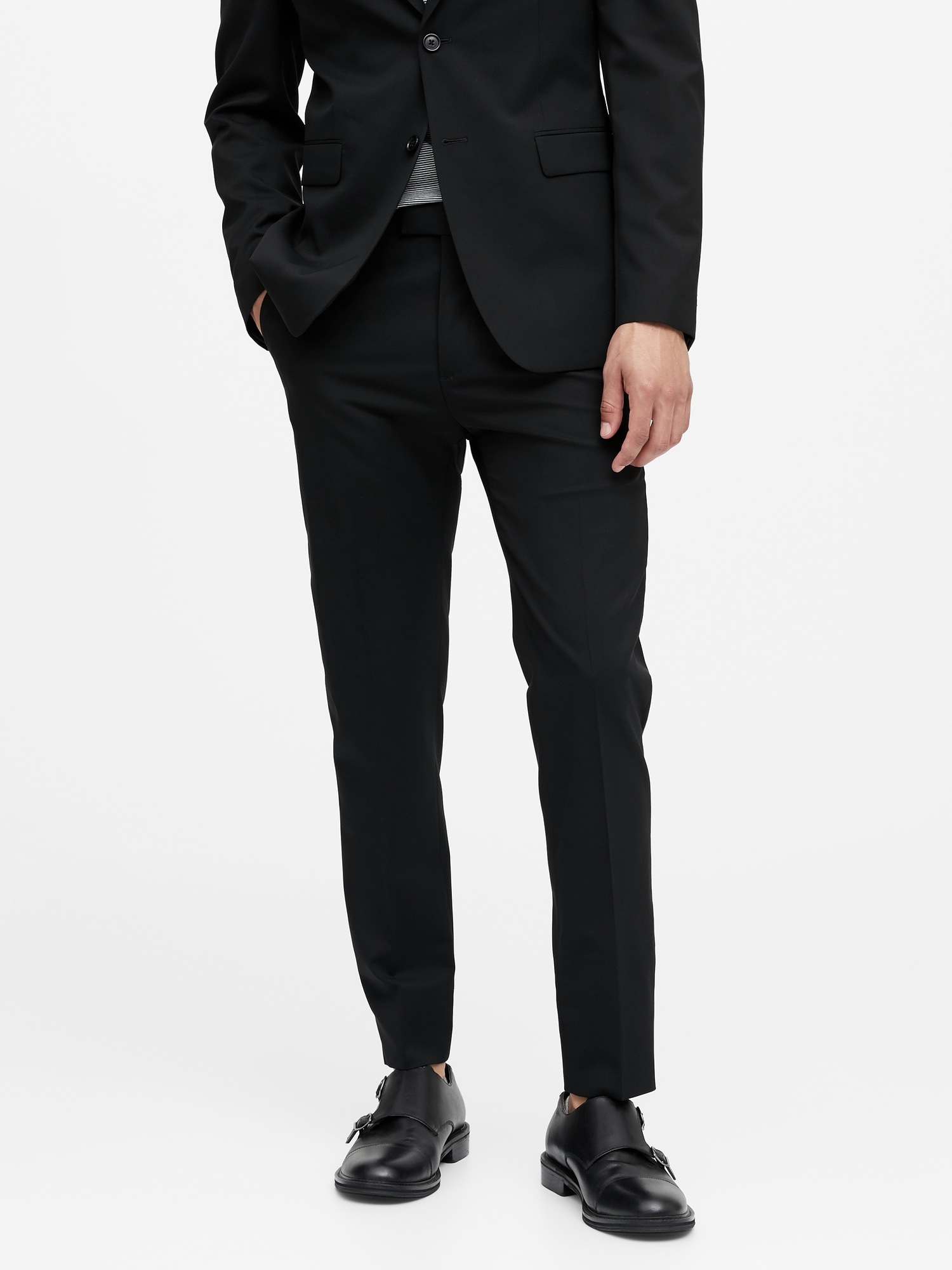 tapered formal trousers