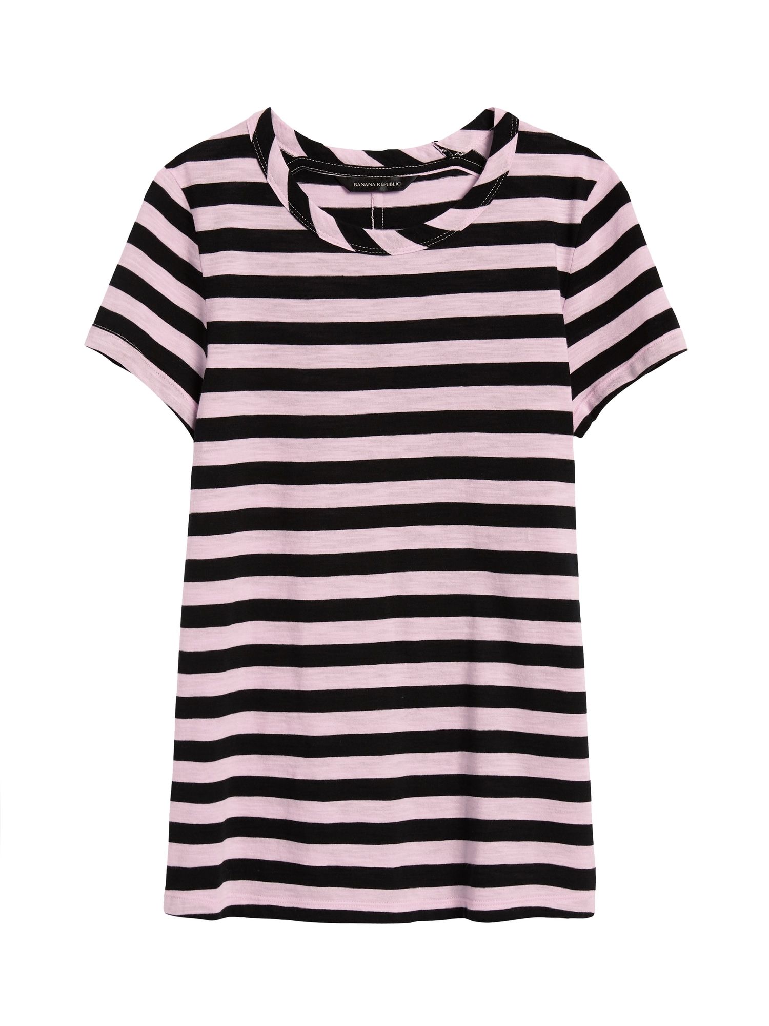 banana republic black and white striped shirt