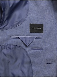 Slim Italian Wool Suit Jacket