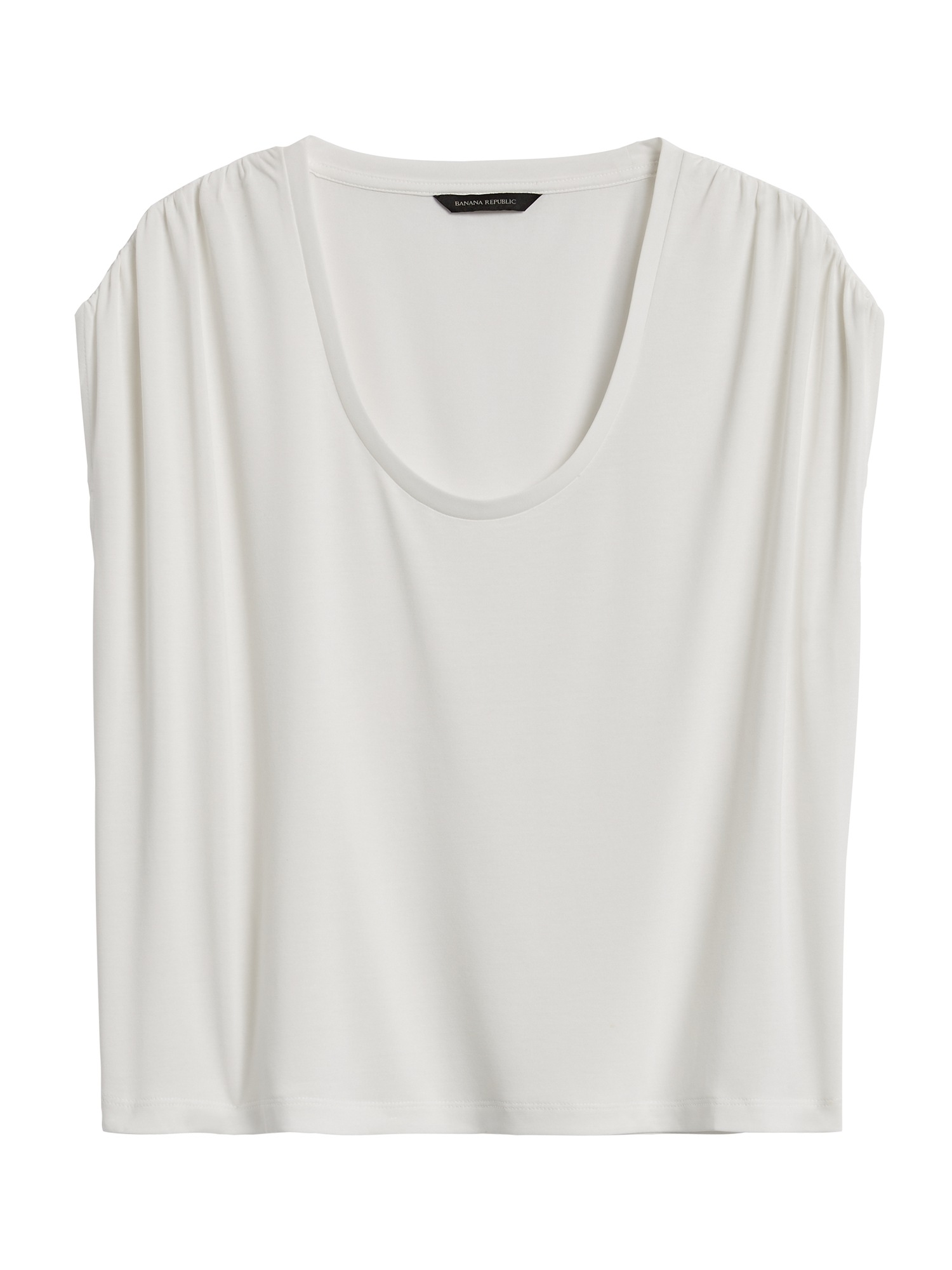 Sandwash Modal Ruched Top | Banana Republic