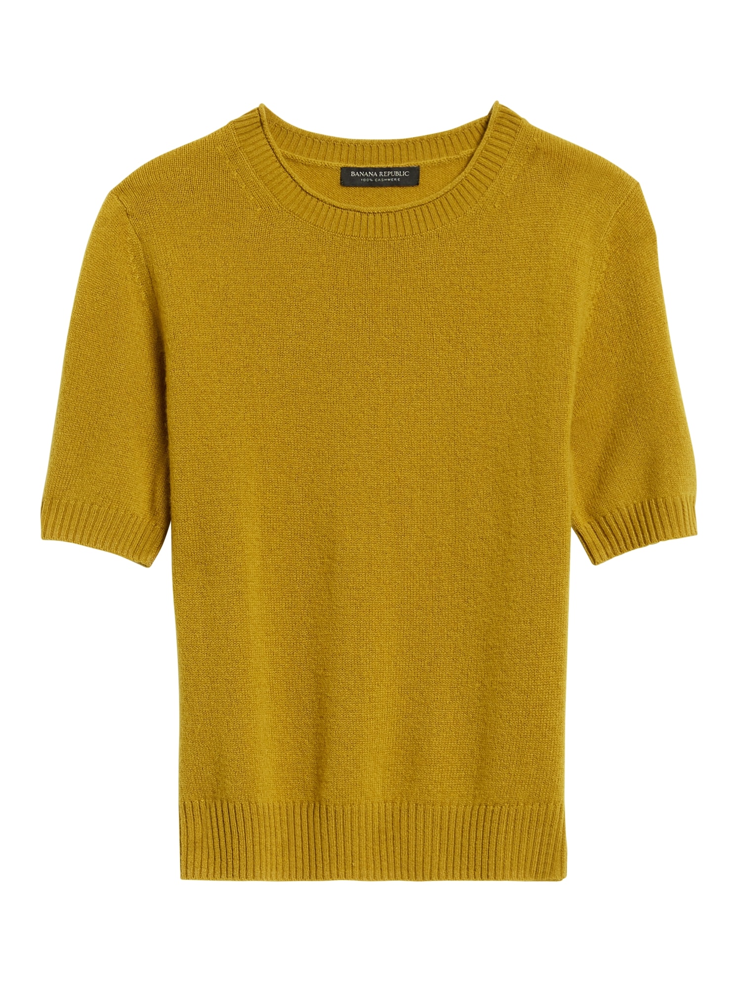 Cashmere Short-Sleeve Sweater | Banana Republic