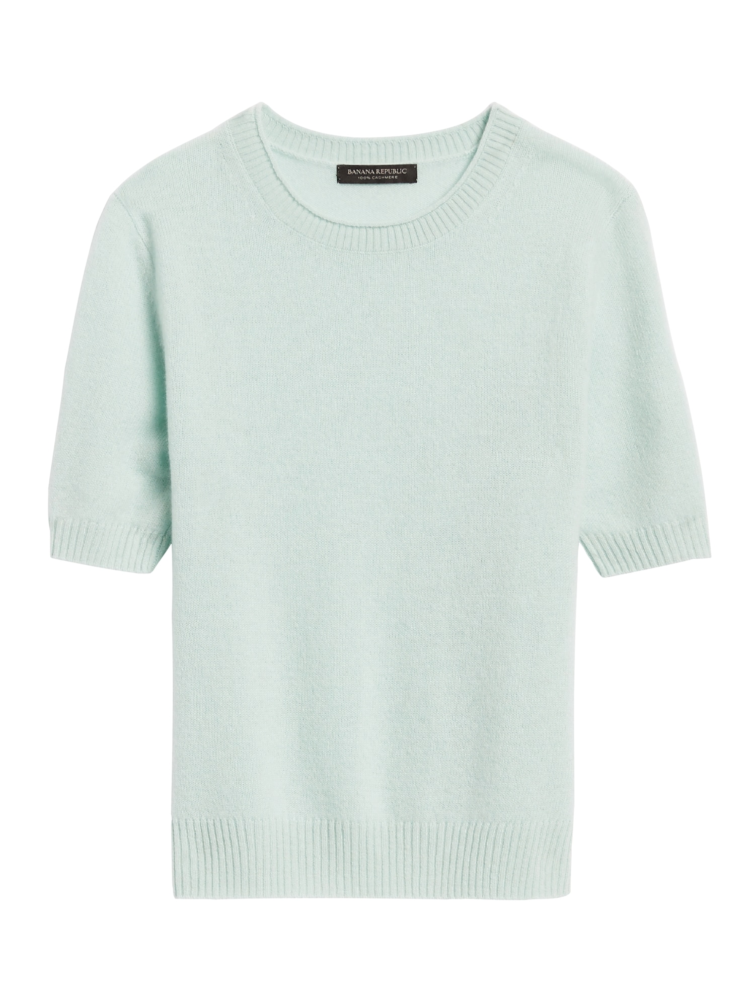 Cashmere Short-Sleeve Sweater | Banana Republic