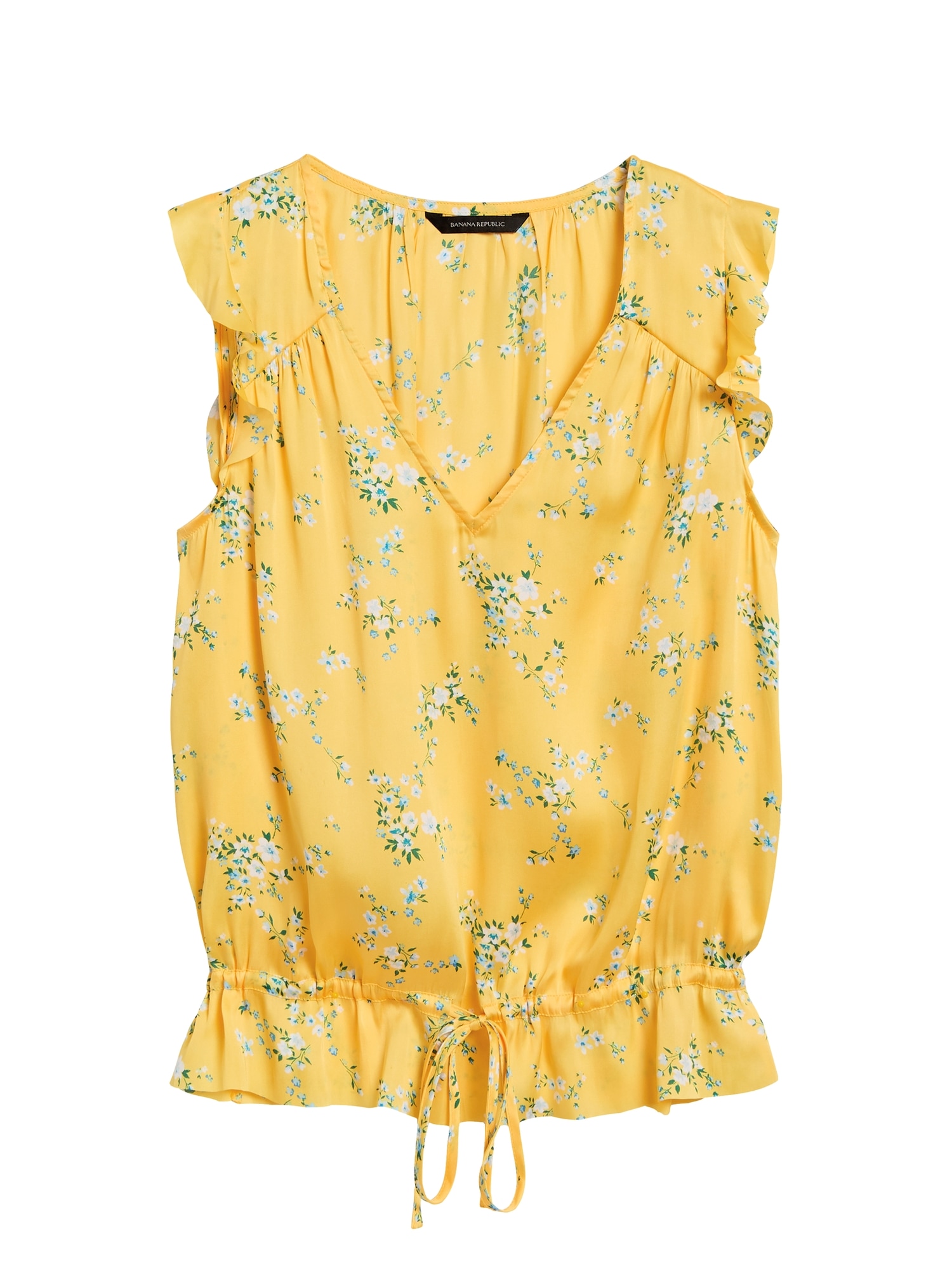 banana republic ruffle top