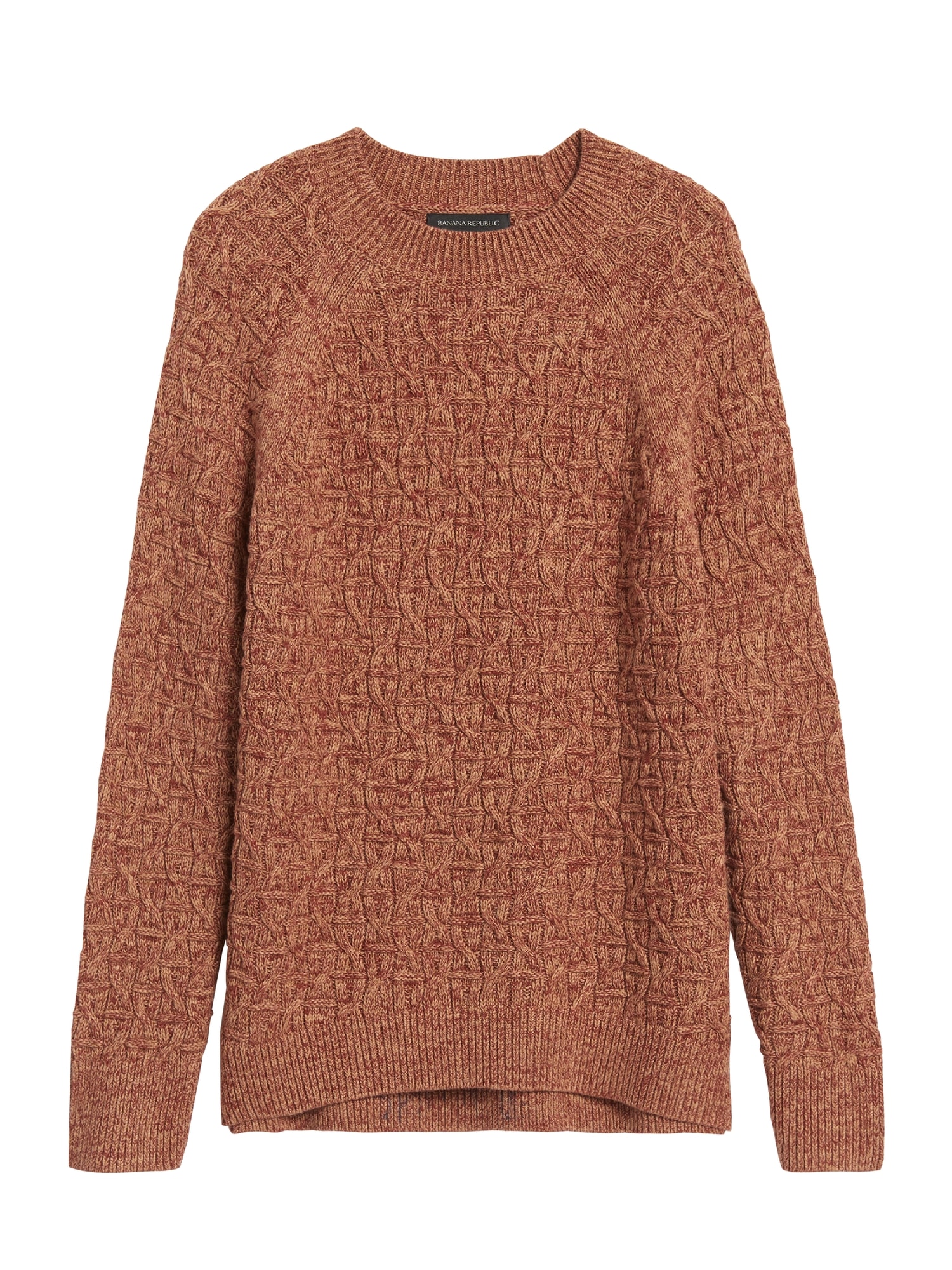 Marled Cable-Knit Sweater | Banana Republic