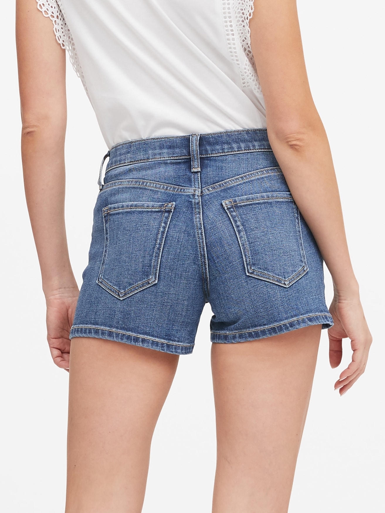 banana republic jean shorts