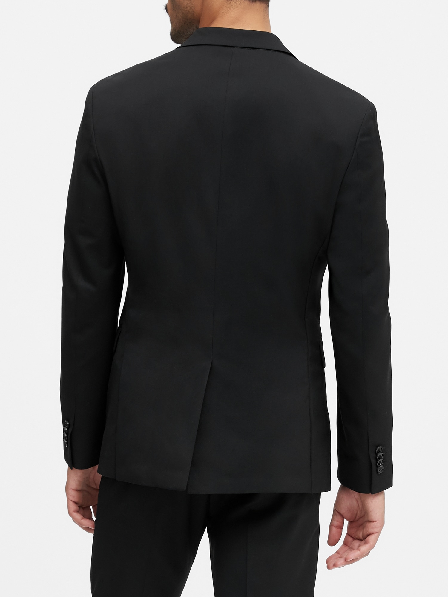 Extra-Slim Italian Wool Suit Jacket