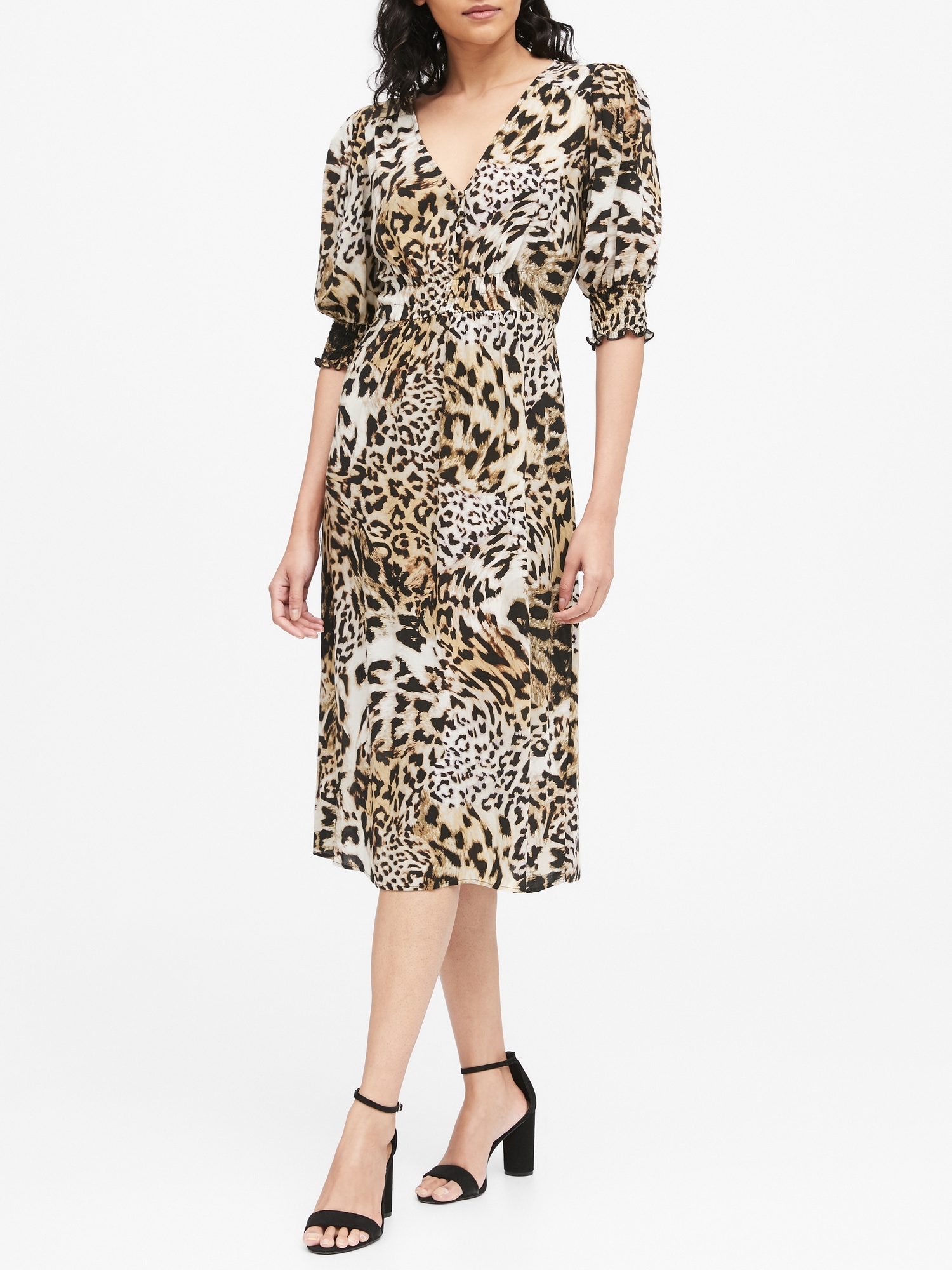 banana republic midi cocktail dress