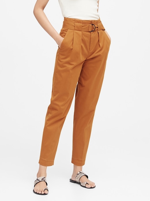 Banana Republic - High-Rise Tapered Cropped Pant