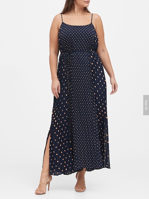 chinese dress ladies Beige Halter Neck Polka Dot Ruffle Maxi Dress