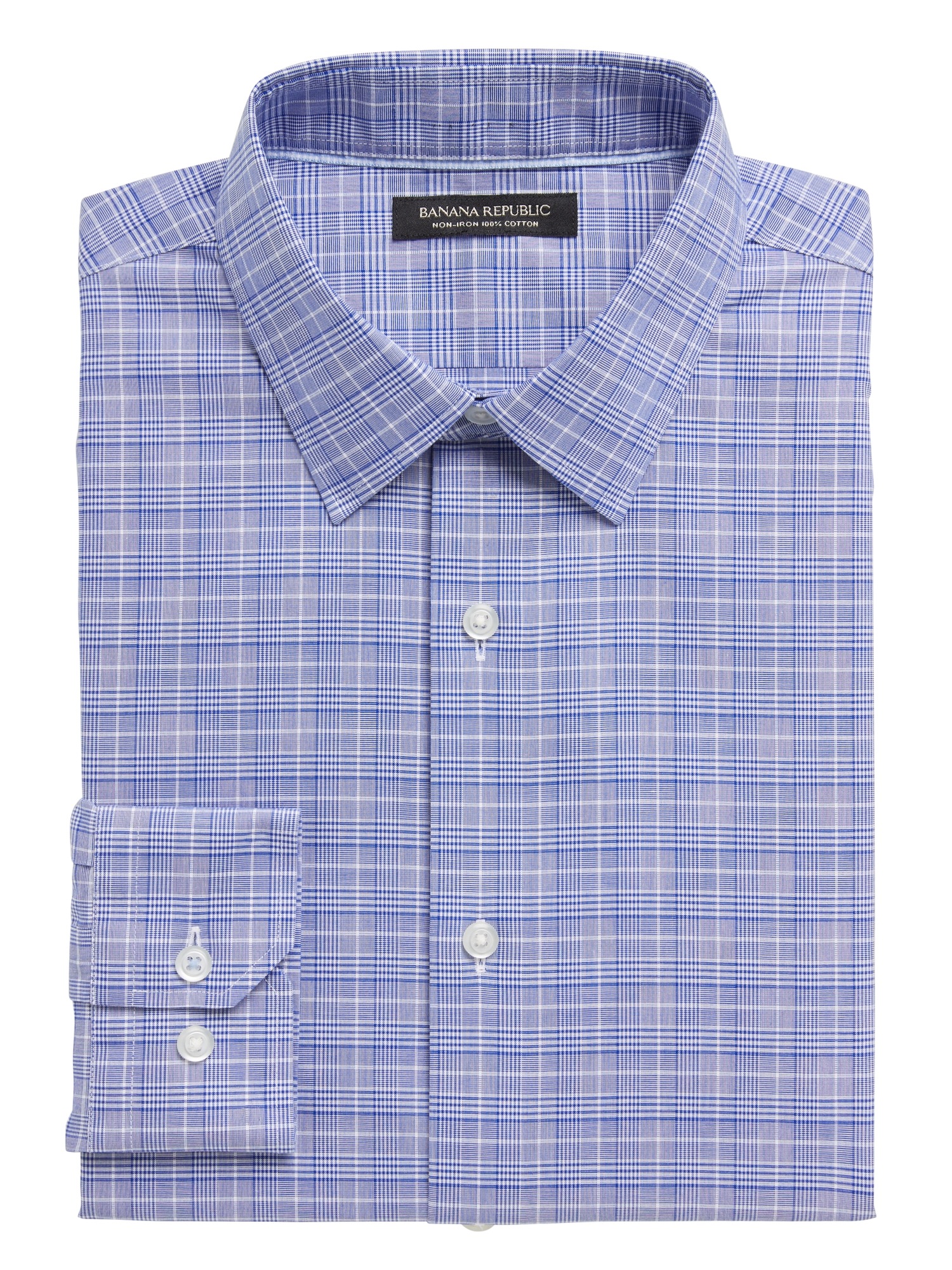 banana republic non iron fitted shirt