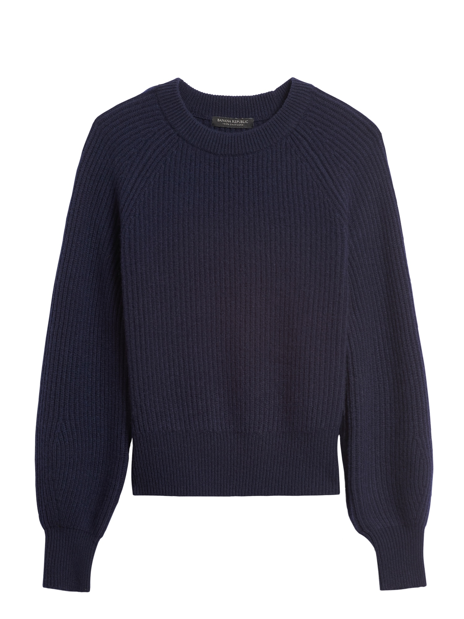 Cashmere Blouson-Sleeve Sweater | Banana Republic