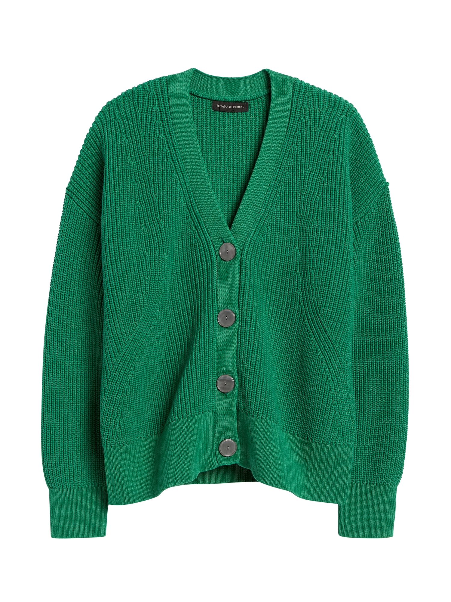 Chunky Ribbed Cardigan Sweater