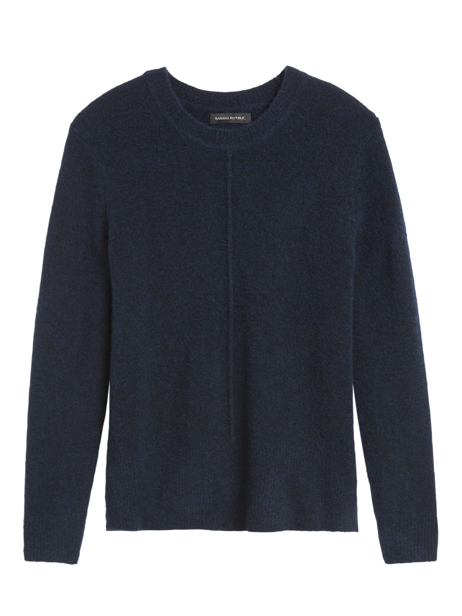 Petite Merino-Blend Center-Seam Sweater