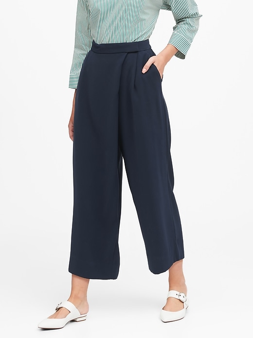 Banana Republic - Extra Wide-Leg Cropped Pants