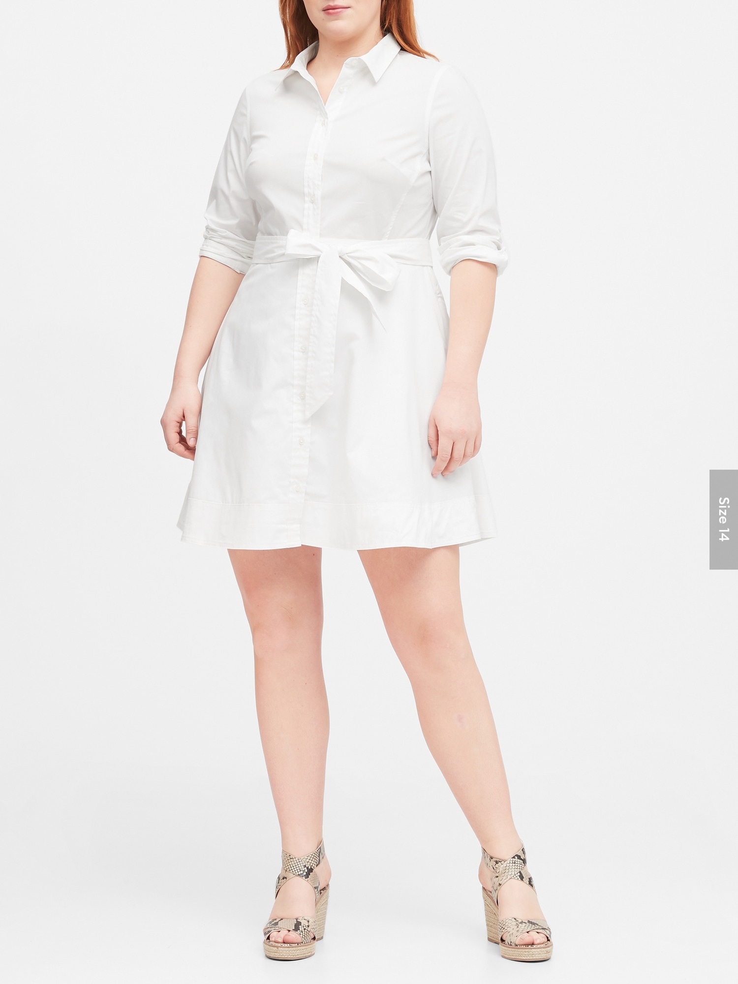 Poplin Shirt Dress