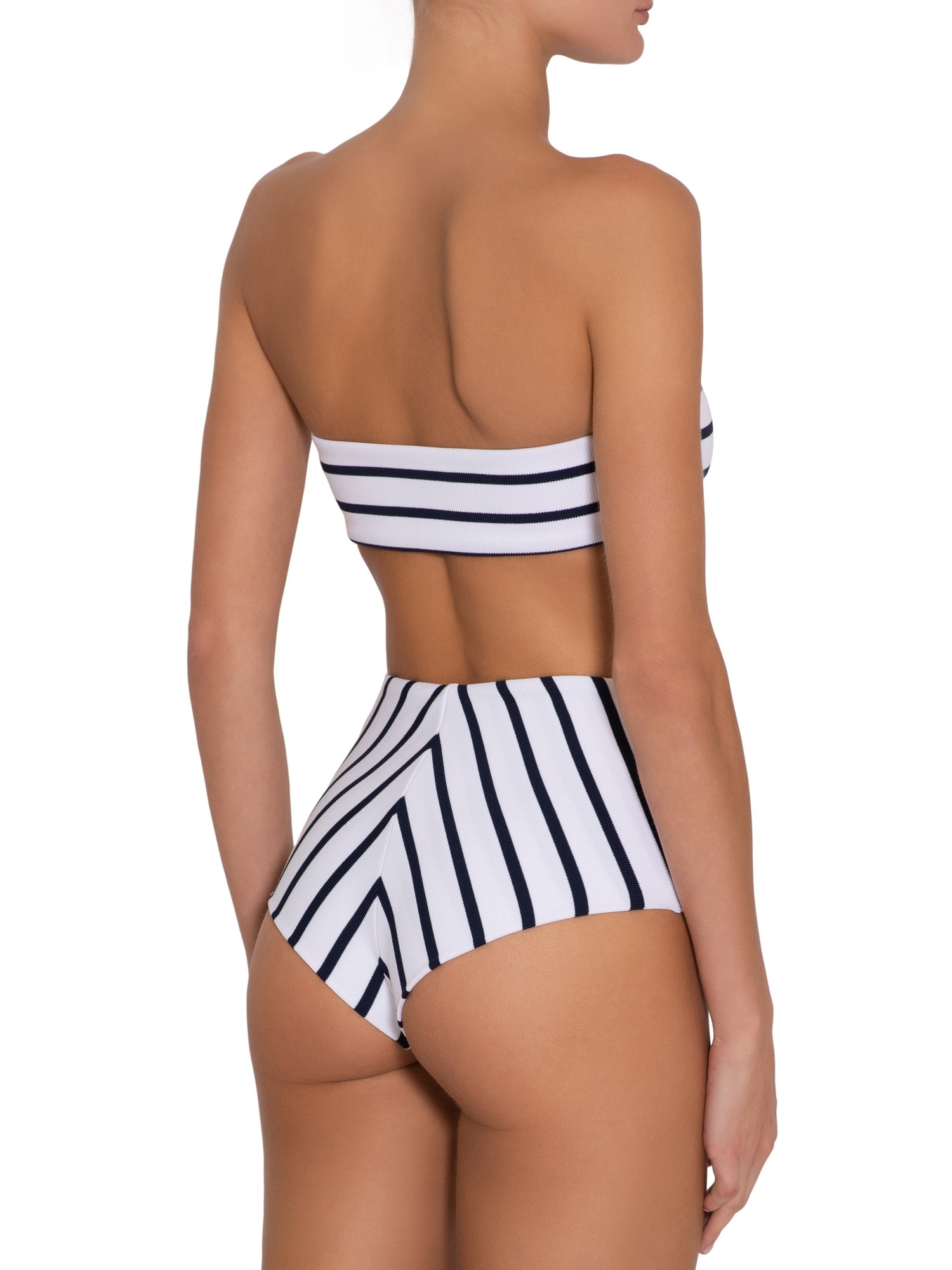 Eberjey &#124 Retro Stripes Summer Bandeau Bikini Top