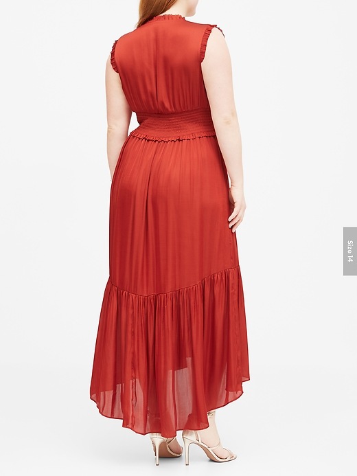 soft satin maxi dress banana republic