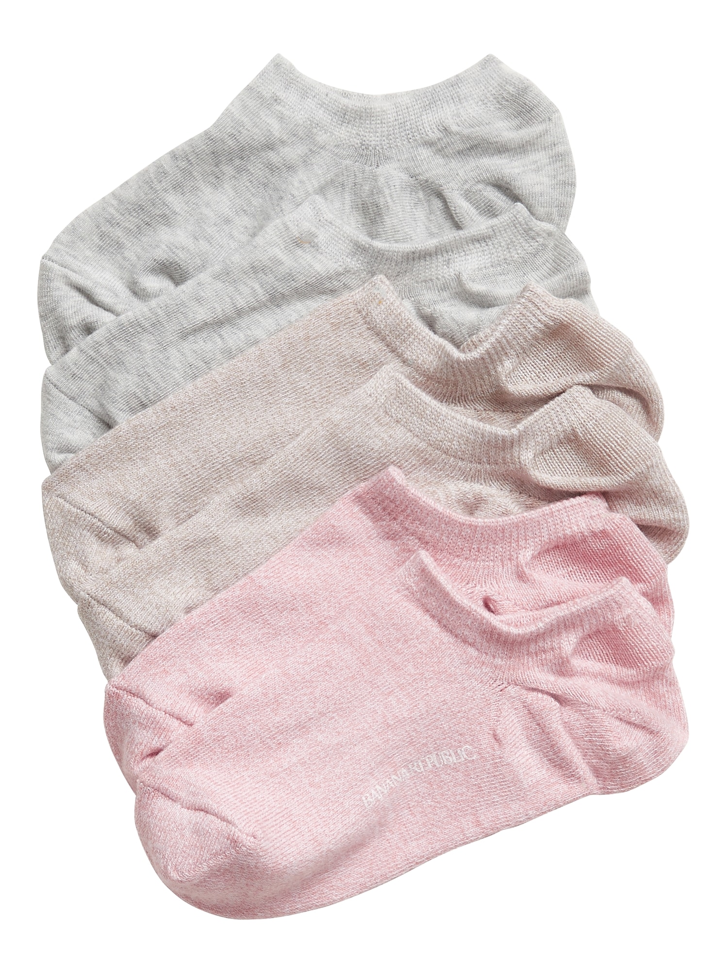 Heathered No-Show Sneaker Sock 3-Pack
