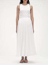 banana republic high waisted maxi skirt