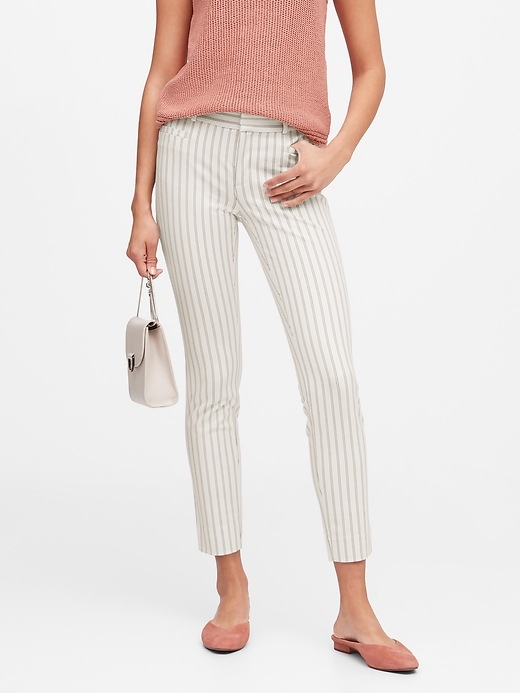 Image number 1 showing, Petite Mid-Rise Skinny Sloan Pant