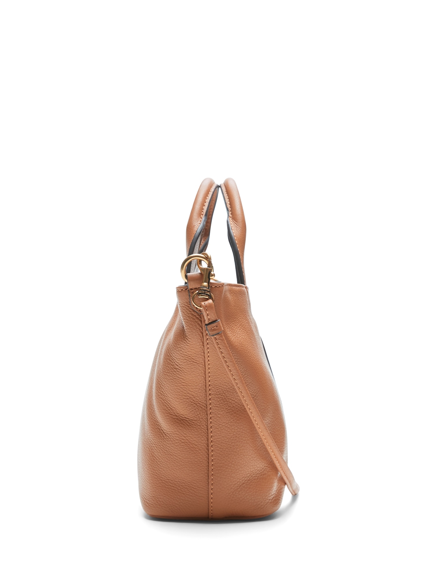 Leather Mini Crossbody Tote