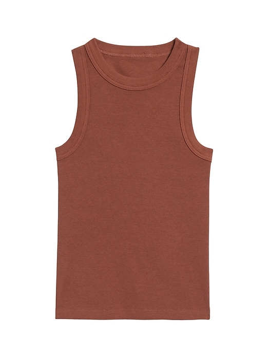 Fitted Ribbed Tank | Banana Republic
