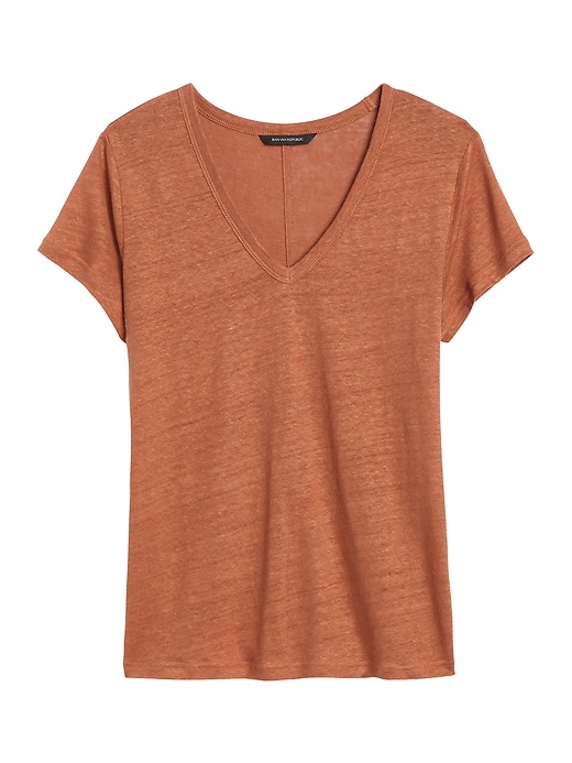 banana republic linen t shirt