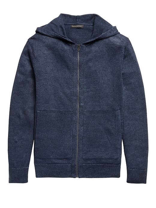 Linen Sweater Hoodie