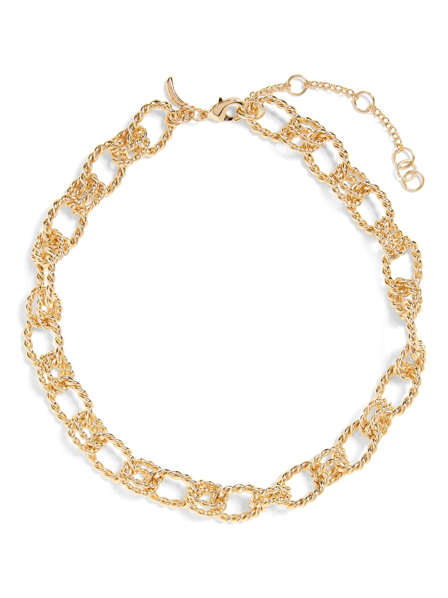 Textured Thick Chain Necklace