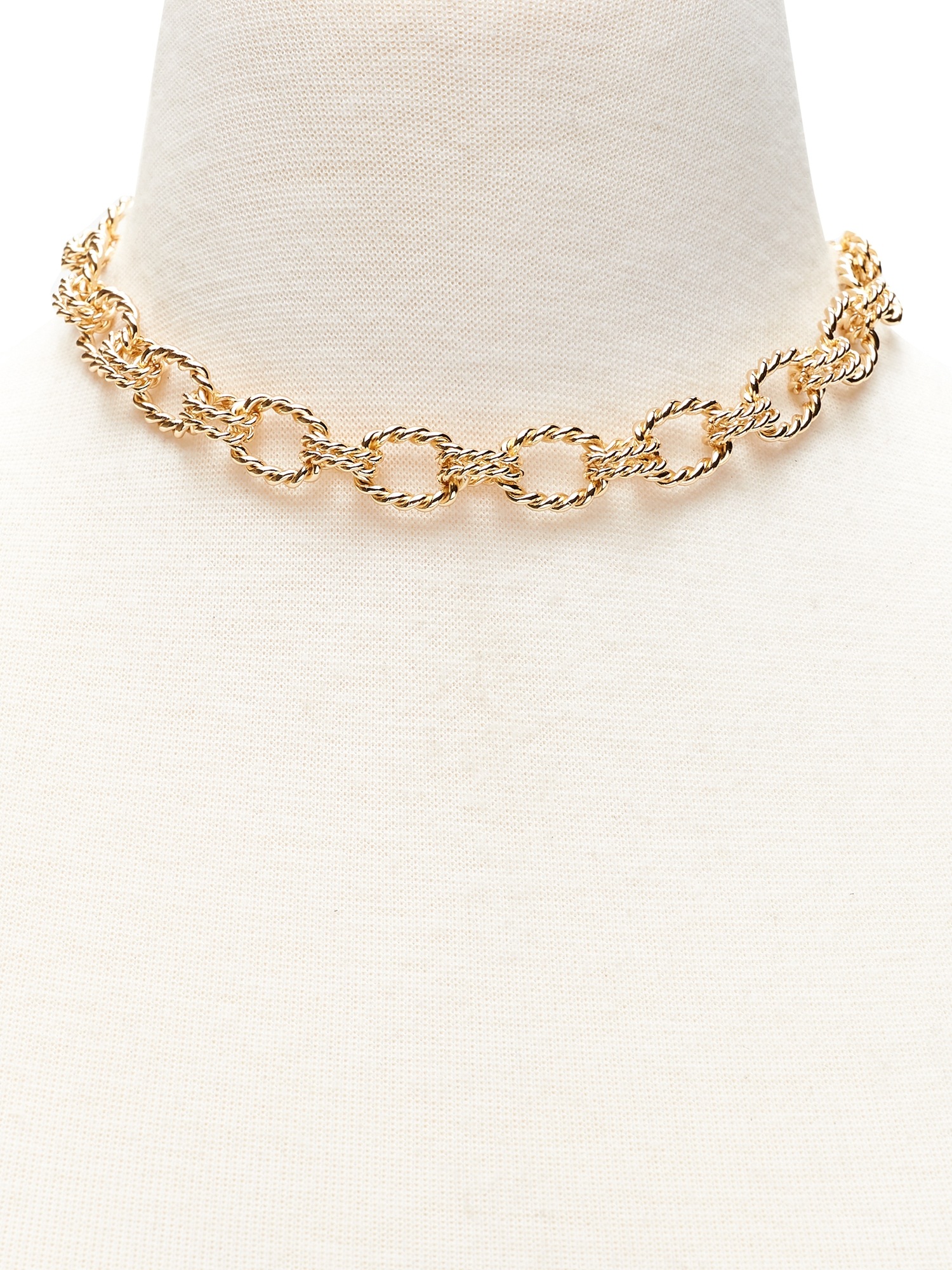Textured Thick Chain Necklace