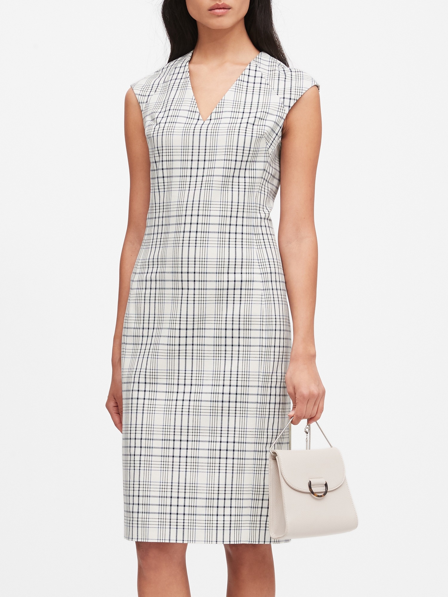 White sheath dress outlet banana republic