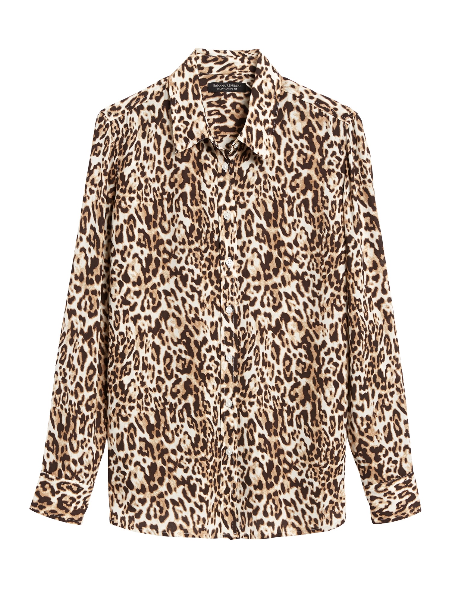 banana republic leopard shirt