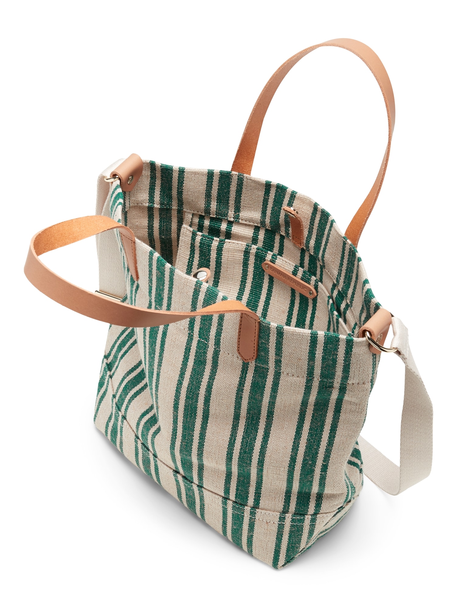 Banana Republic Stripe Small Canvas Tote - Big Apple Buddy