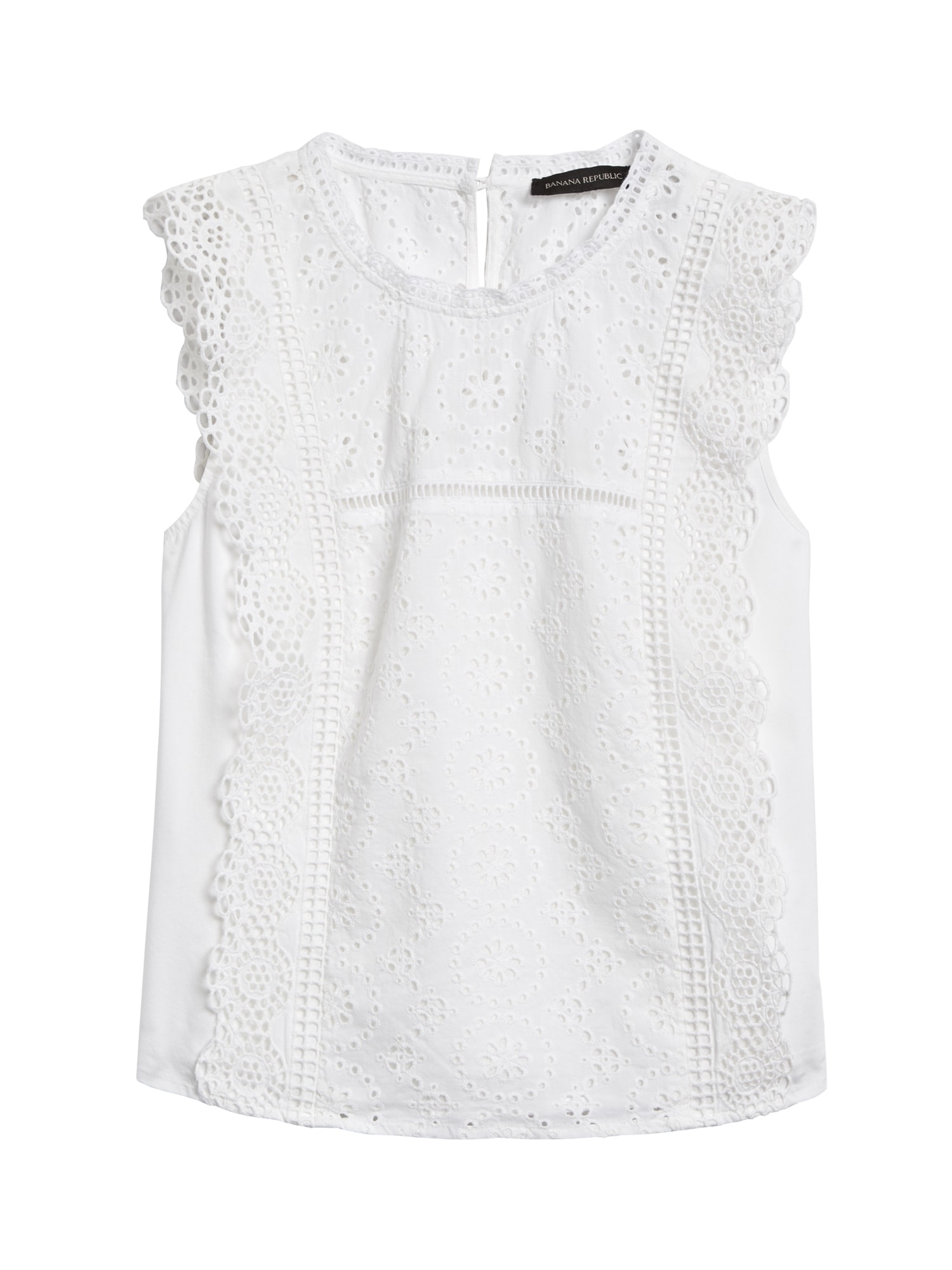 Eyelet Top  Banana Republic