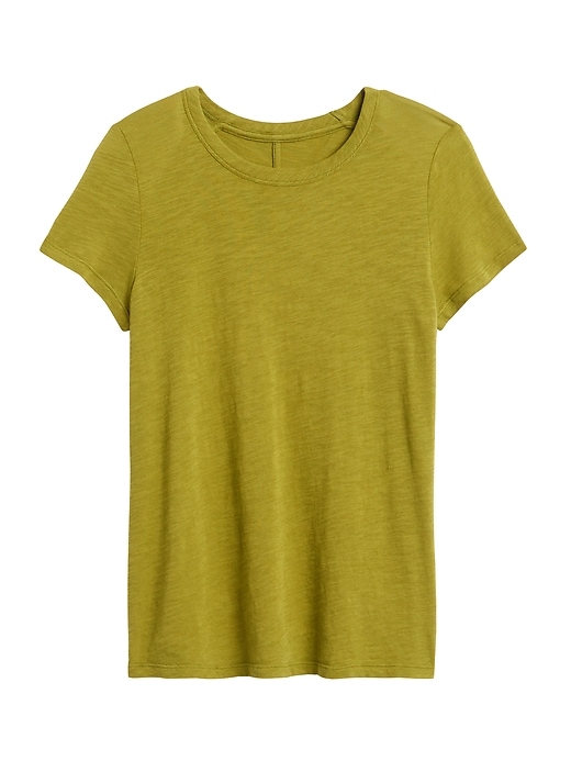 Slub Crew-Neck T-Shirt | Banana Republic