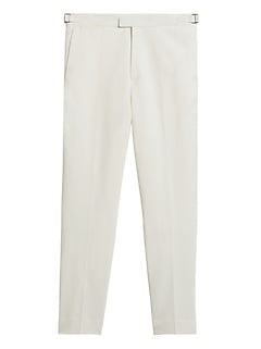 tapered linen pants mens