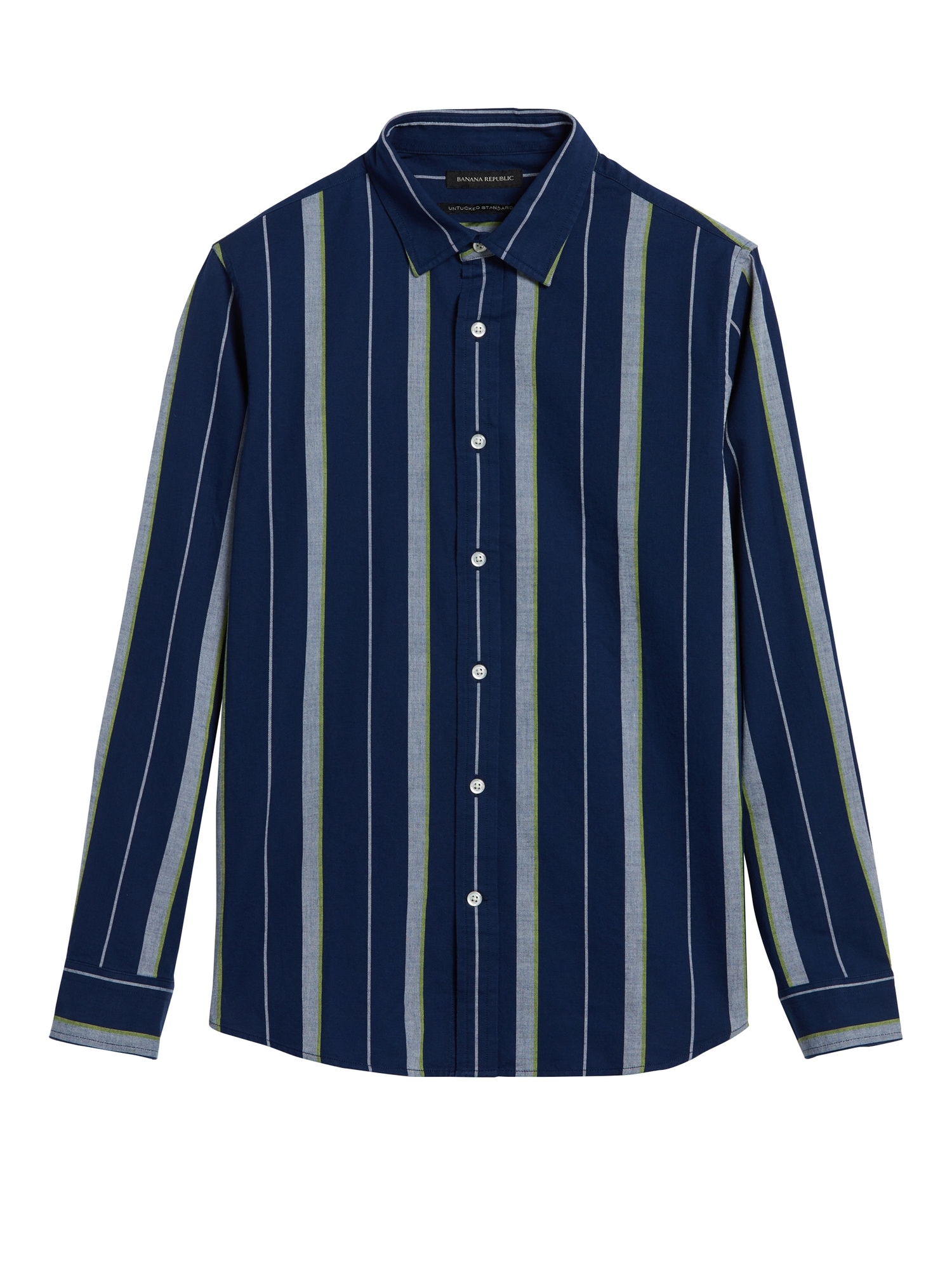 Untucked Standard Fit Cotton Twill Shirt Banana Republic untucked-standard-fit-cotton-twill-shirt-banana-republic