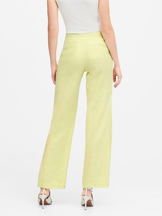 Banana republic yellow pants best sale