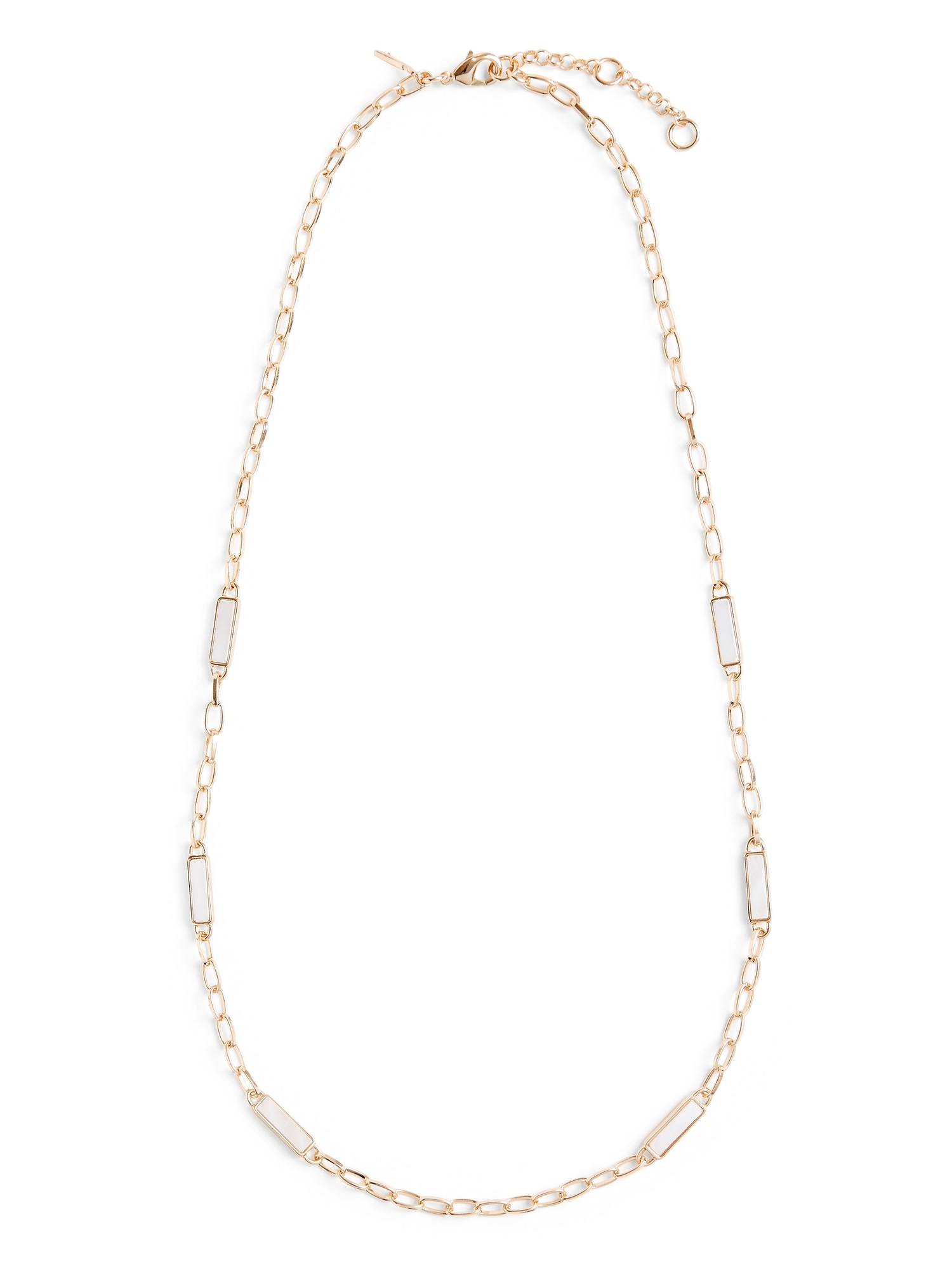 Shell Station Long Necklace