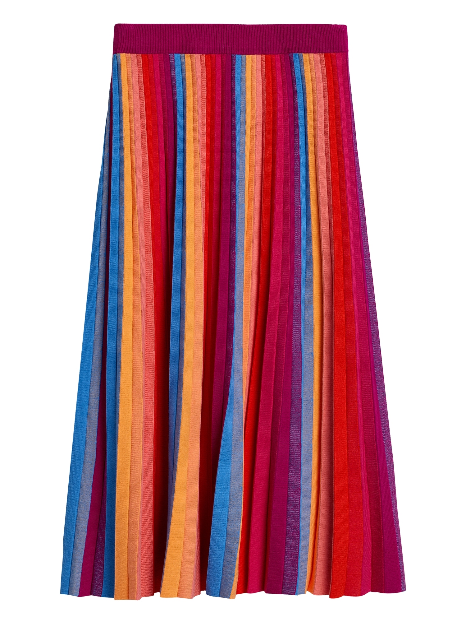Pride 2020 Rainbow Knit Midi Skirt
