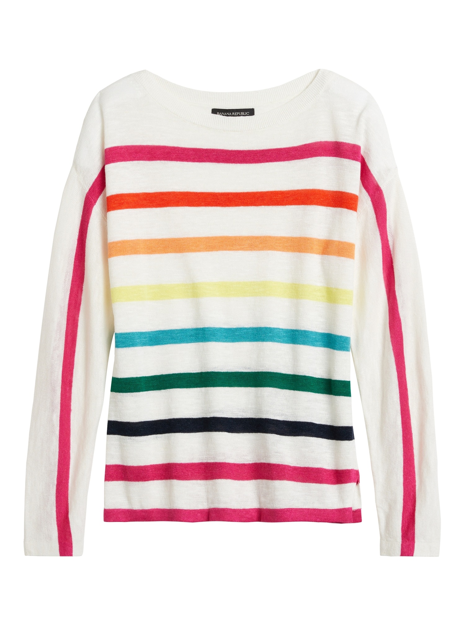 Pride Rainbow Stripe Sweater (Women's Sizes)