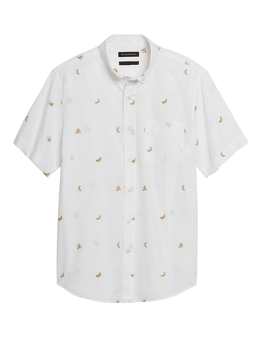 Banana Republic Slim-Fit Luxe Poplin Shirt. 1