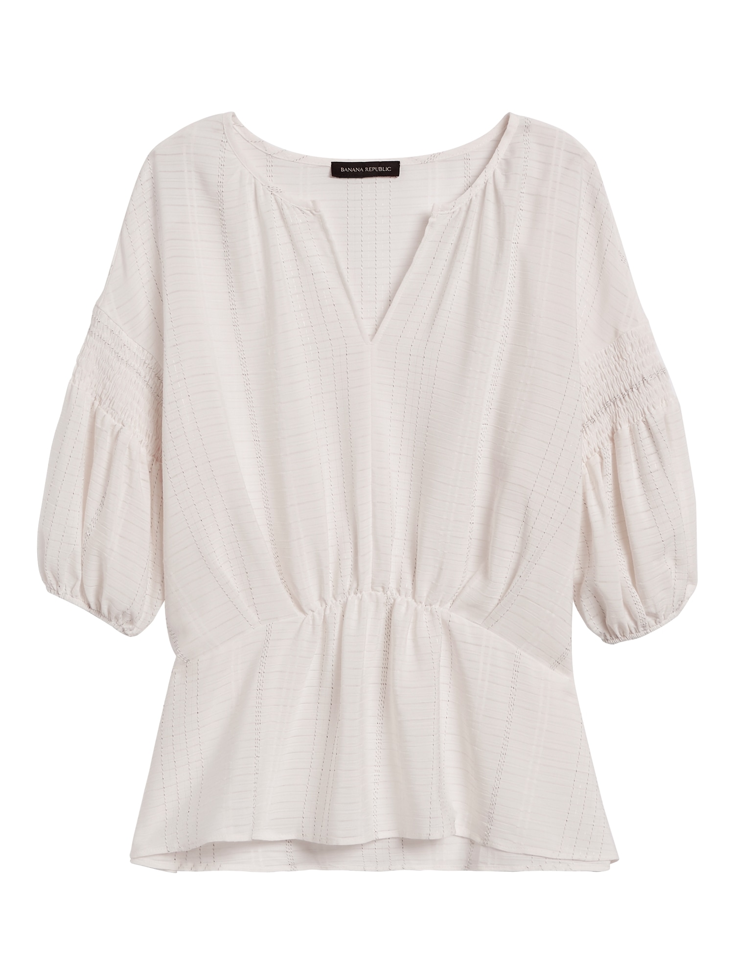 Puff-Sleeve Swing Top | Banana Republic