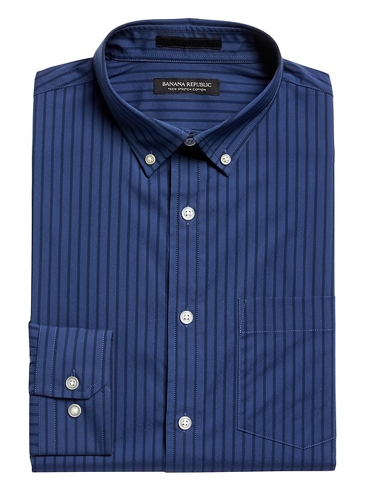 banana republic tech stretch cotton shirt