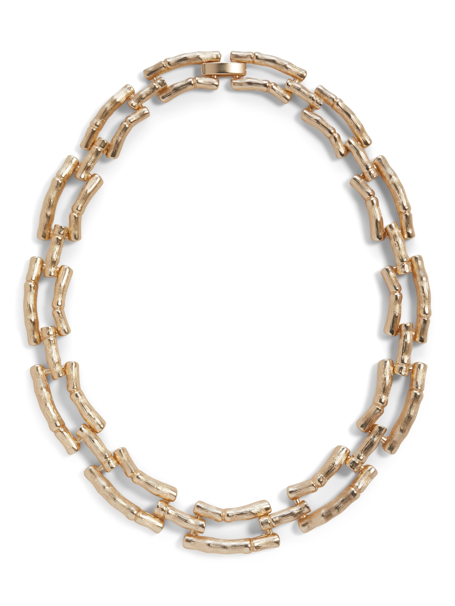 Gold Bamboo Necklace