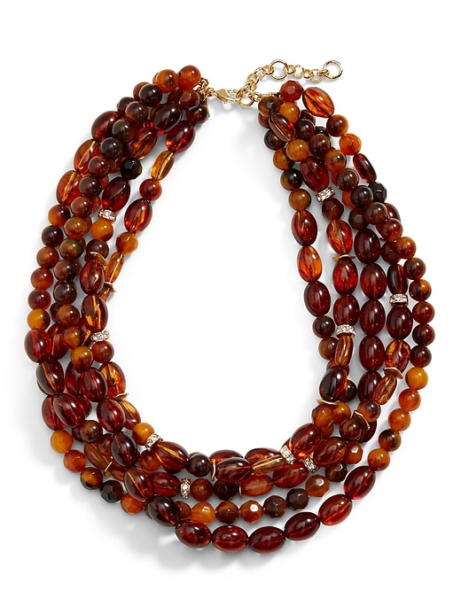 amber bead necklace