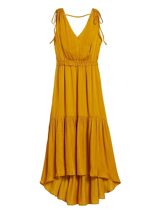 banana republic yellow dress