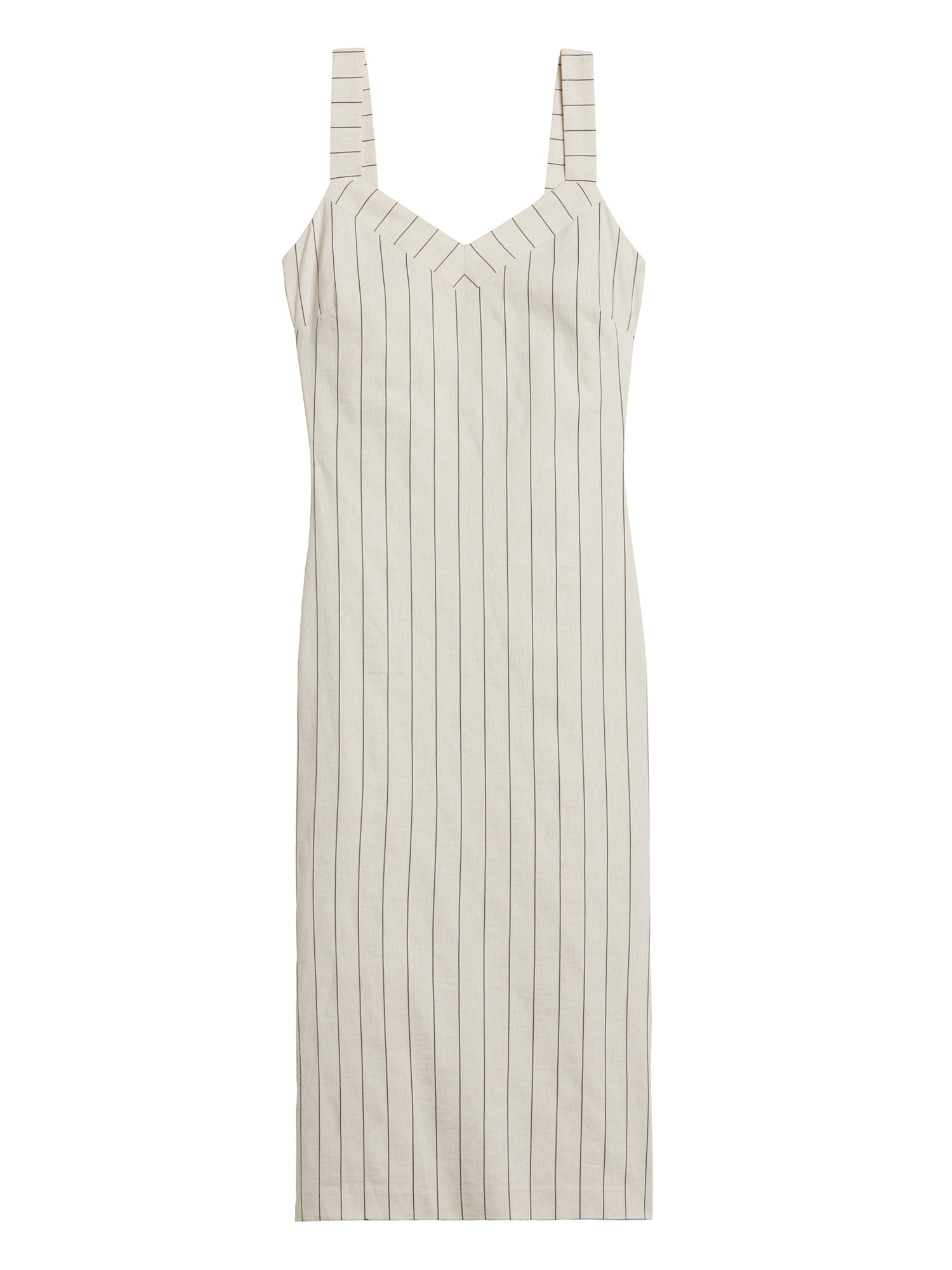 Stripe Strappy Sheath Dress