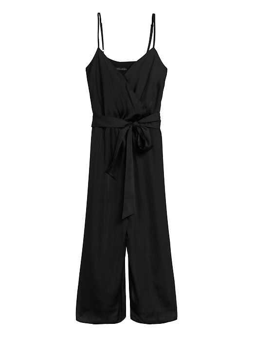 Banana Republic Satin Wide-Leg Cropped Jumpsuit - 5859570120000