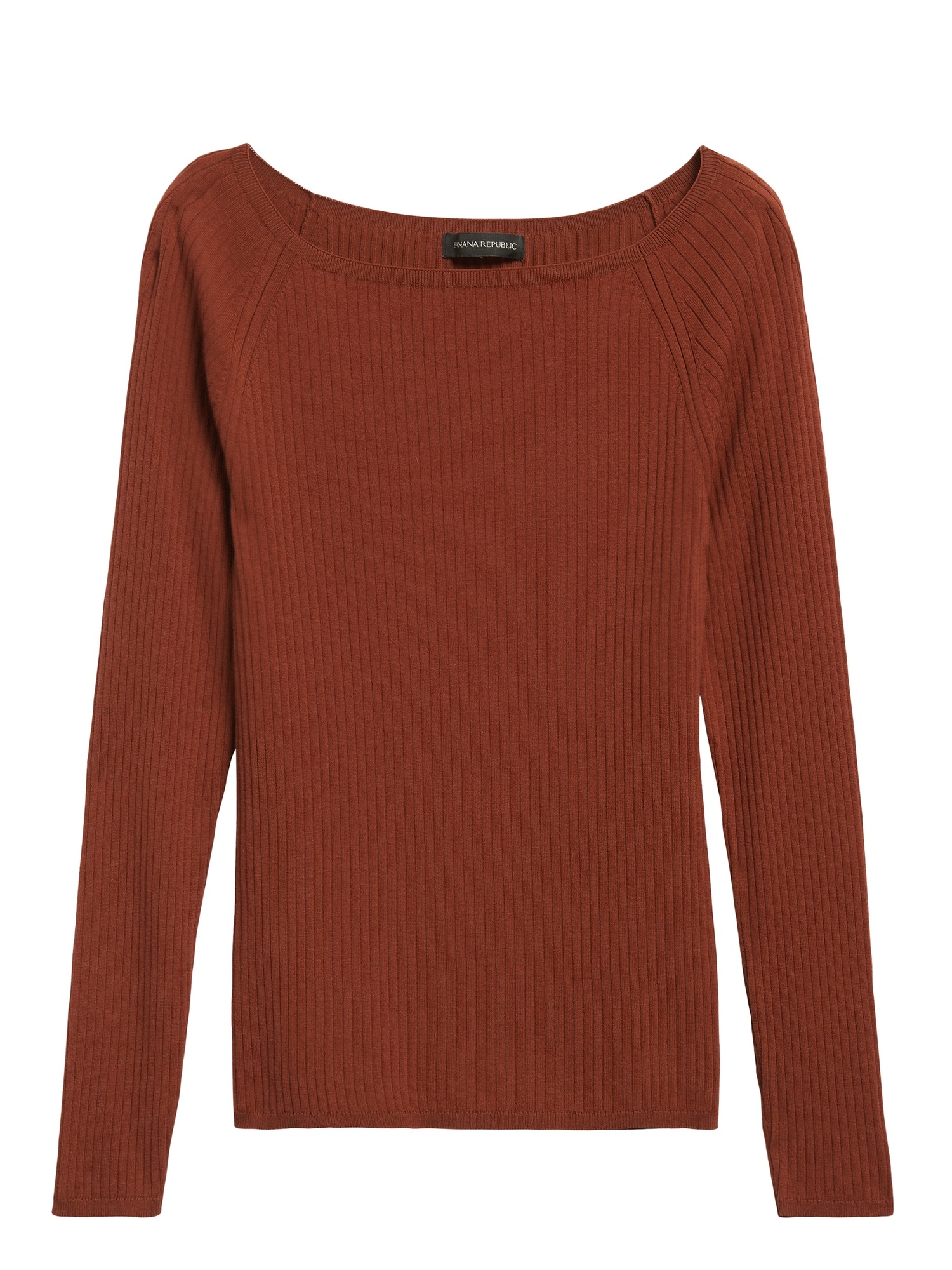 Petite Boat-Neck Sweater Top